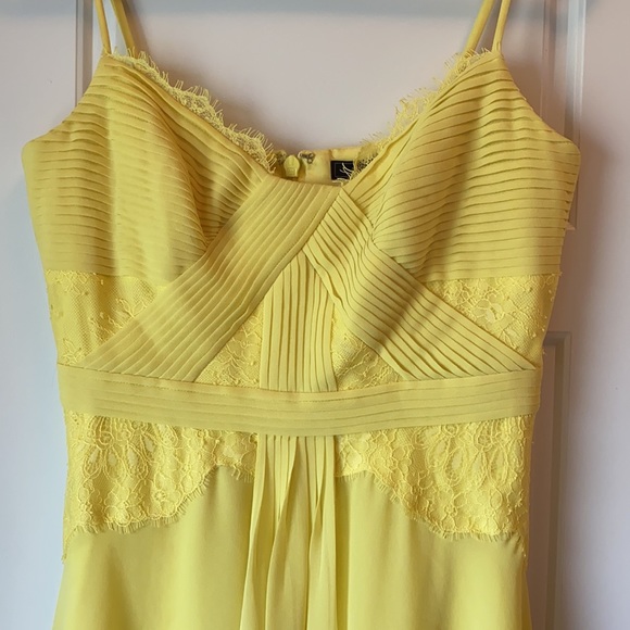 BCBGMaxazria Katalina Chiffon and Lace Dress - Picture 6 of 11